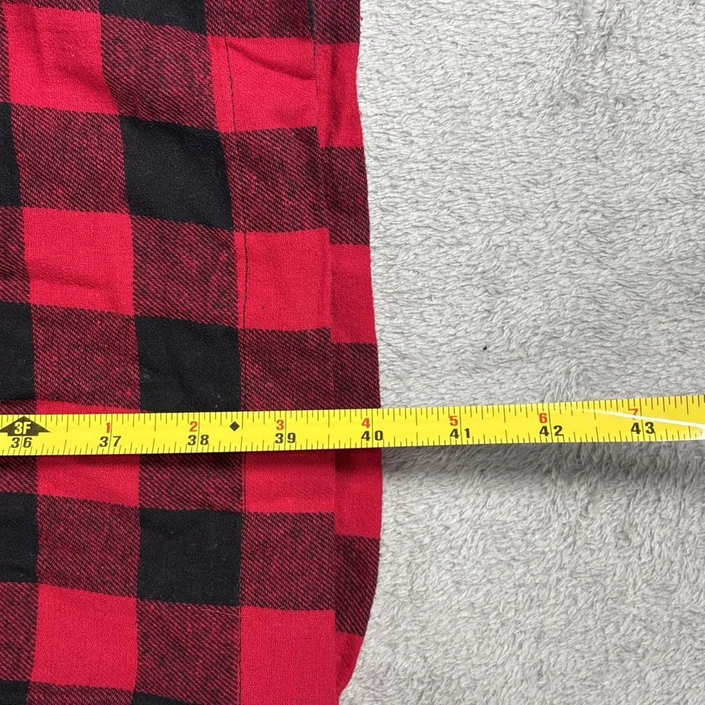 CHARTER CLUB Intimates Black Straight Leg Plaid Sleep Pants Size XXL New